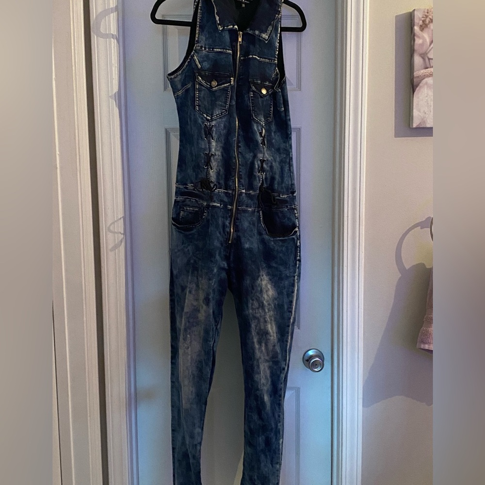 Denim jumpsuit